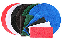 Abrasive floor and hand pads